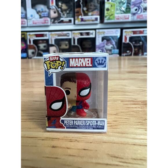 BITTY Peter Parker/Spider-man 1-Inch Funko Pop #1432 Marvel Comics Vinyl Figure - Picture 1 of 6